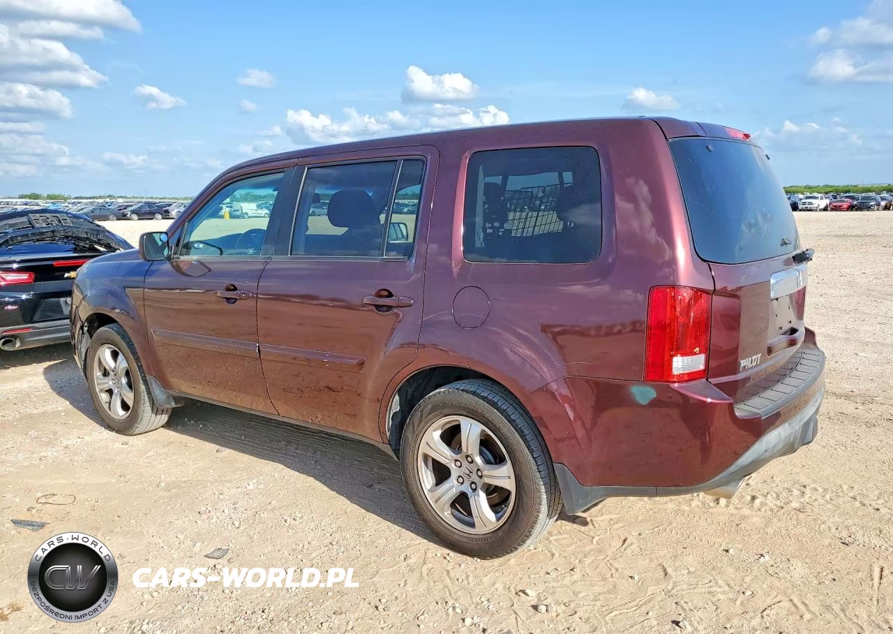 2012 Honda Pilot Exl VIN:5FNYF3H53CB018369 - 2
