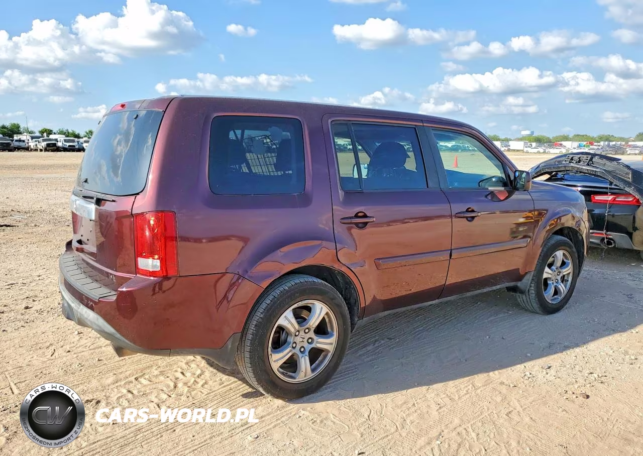 2012 Honda Pilot Exl VIN:5FNYF3H53CB018369 - 3