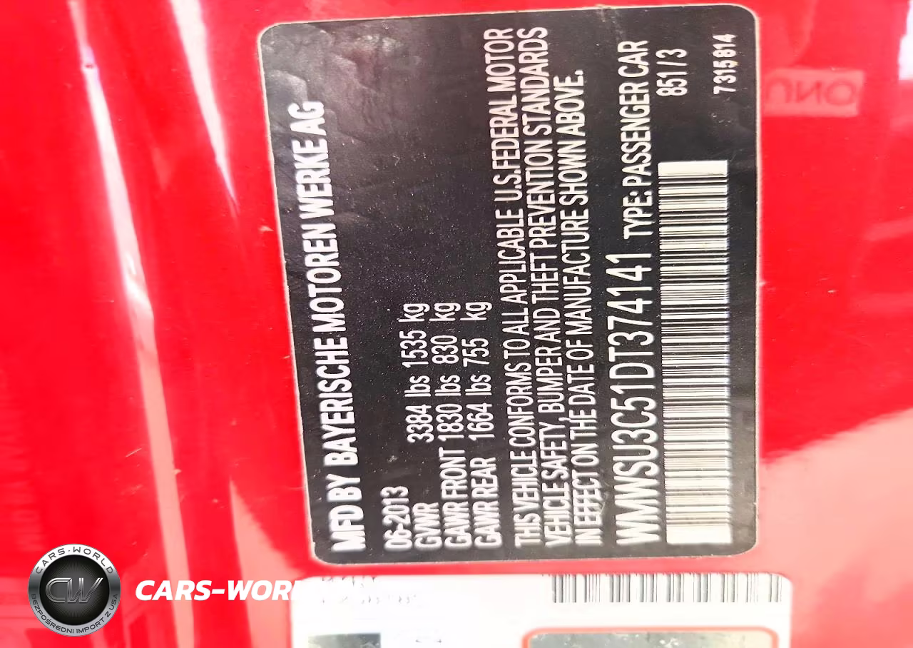 2013 Mini Cooper VIN:WMWSU3C51DT374141 - 12