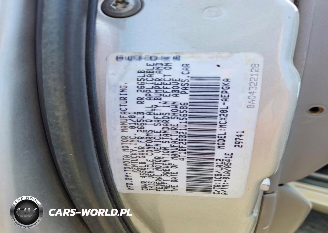 2001 Toyota Avalon Xls VIN:4T1BF28B21U156586 - 13
