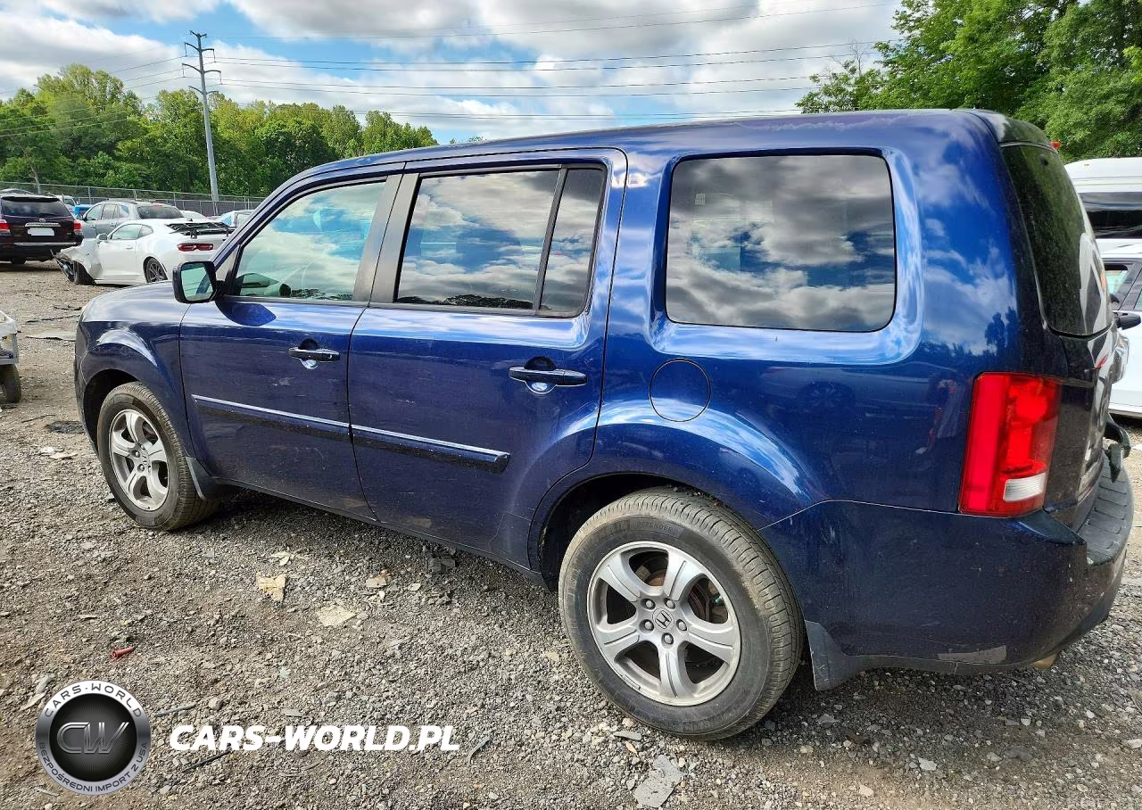 2013 Honda Pilot Exln VIN:5FNYF4H71DB071824 - 2