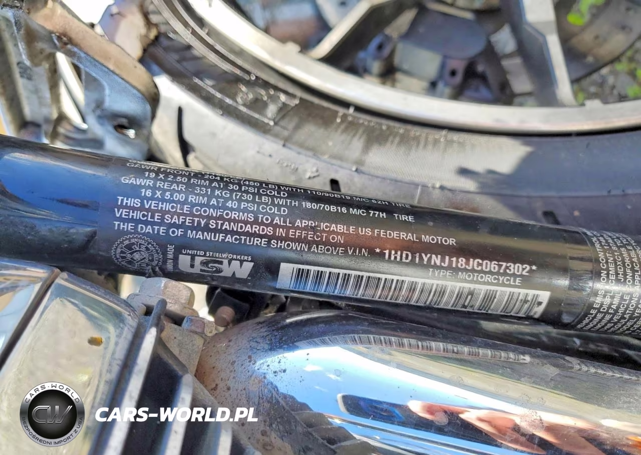 2018 Harley-Davidson Fxlr Low Rider VIN:1HD1YNJ18JC067302 - 8