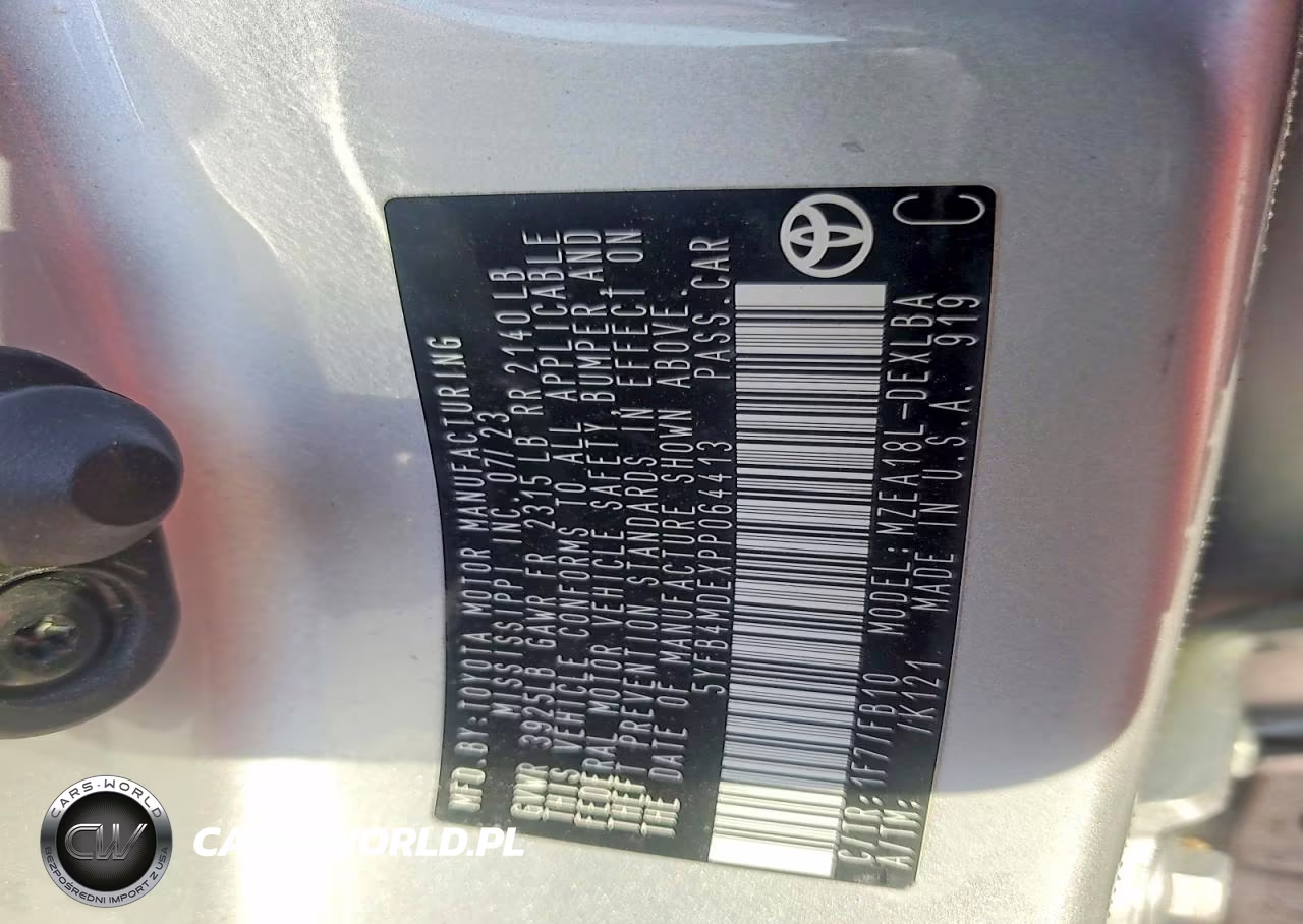 2023 Toyota Corolla VIN:5YFB4MDEXPP064413 - 12