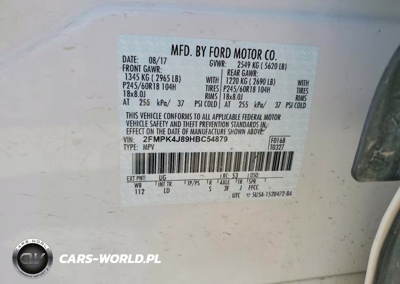 2017 Ford Edge Sel VIN:2FMPK4J89HBC54879 - 13