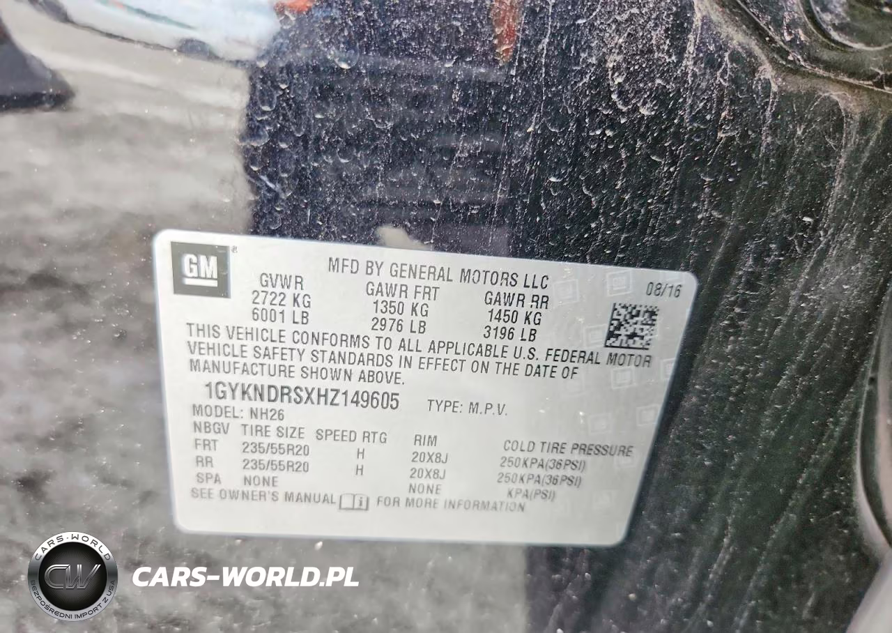 2017 Cadillac Xt5 Luxury VIN:1GYKNDRSXHZ149605 - 13