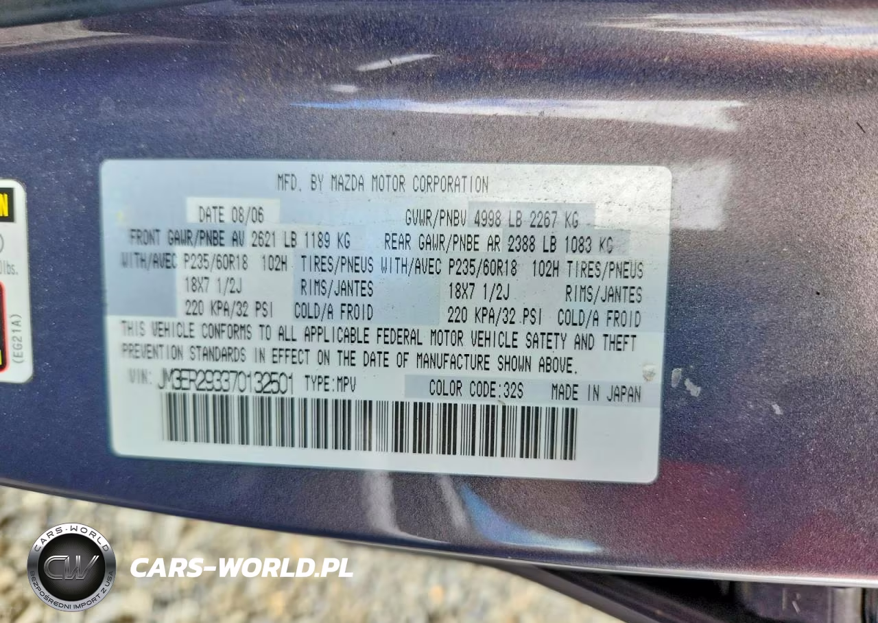2007 Mazda Cx-7 VIN:JM3ER293370132501 - 13