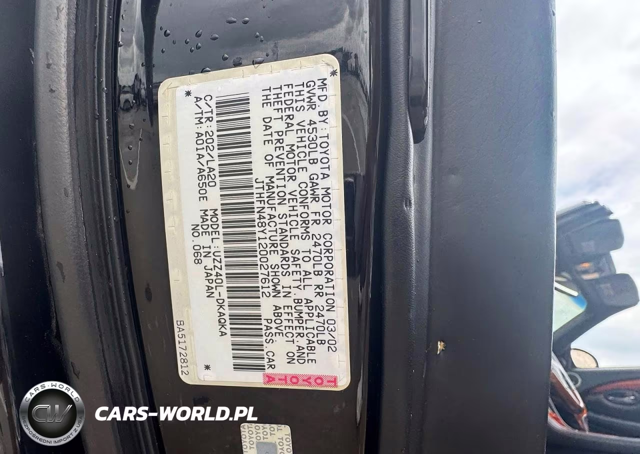 2002 Lexus Sc 430 VIN:JTHFN48Y120027612 - 10
