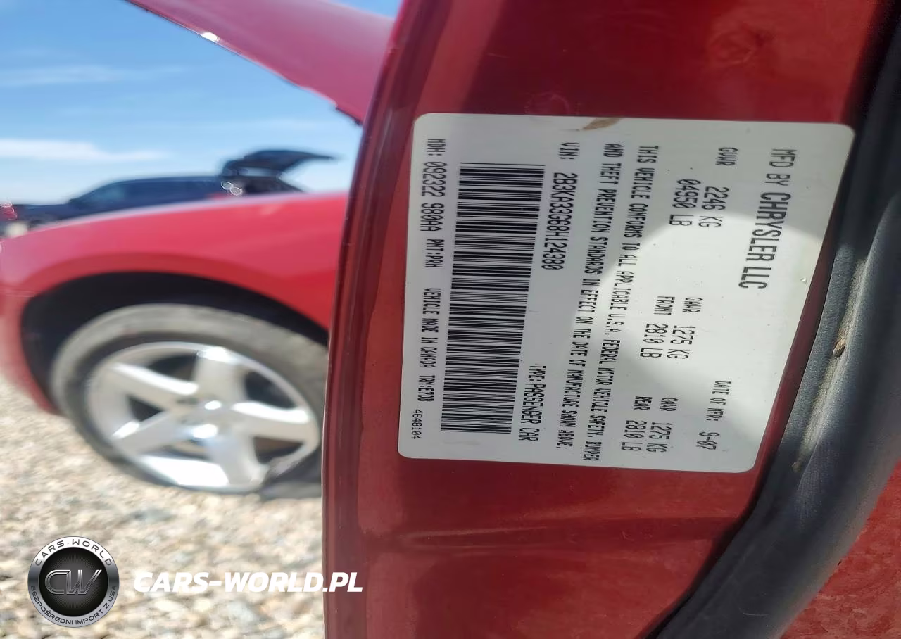 2008 Dodge Charger Sxt VIN:2B3KA33G68H124380 - 13