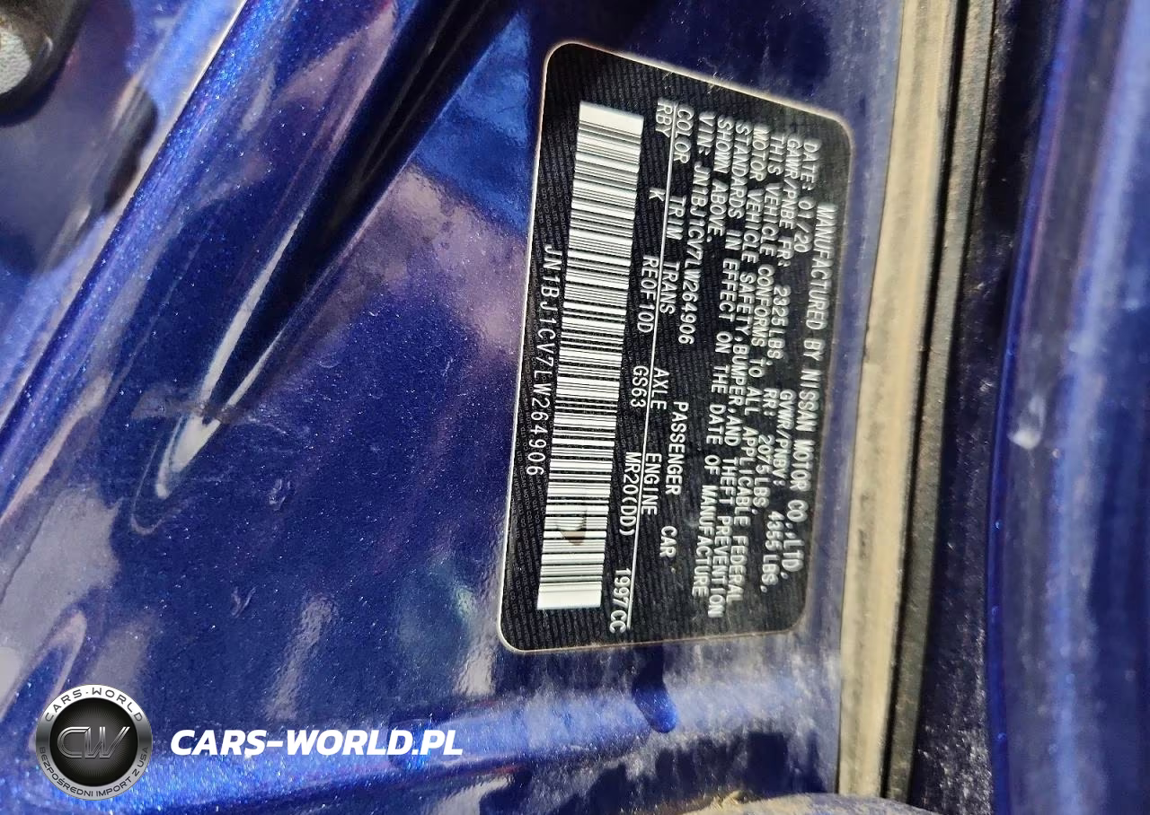 2020 Nissan Rogue Sport Sv VIN:JN1BJ1CV7LW264906 - 13