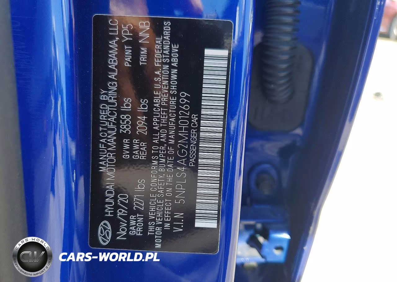 2021 Hyundai Elantra Sel VIN:5NPLS4AG2MH012699 - 12