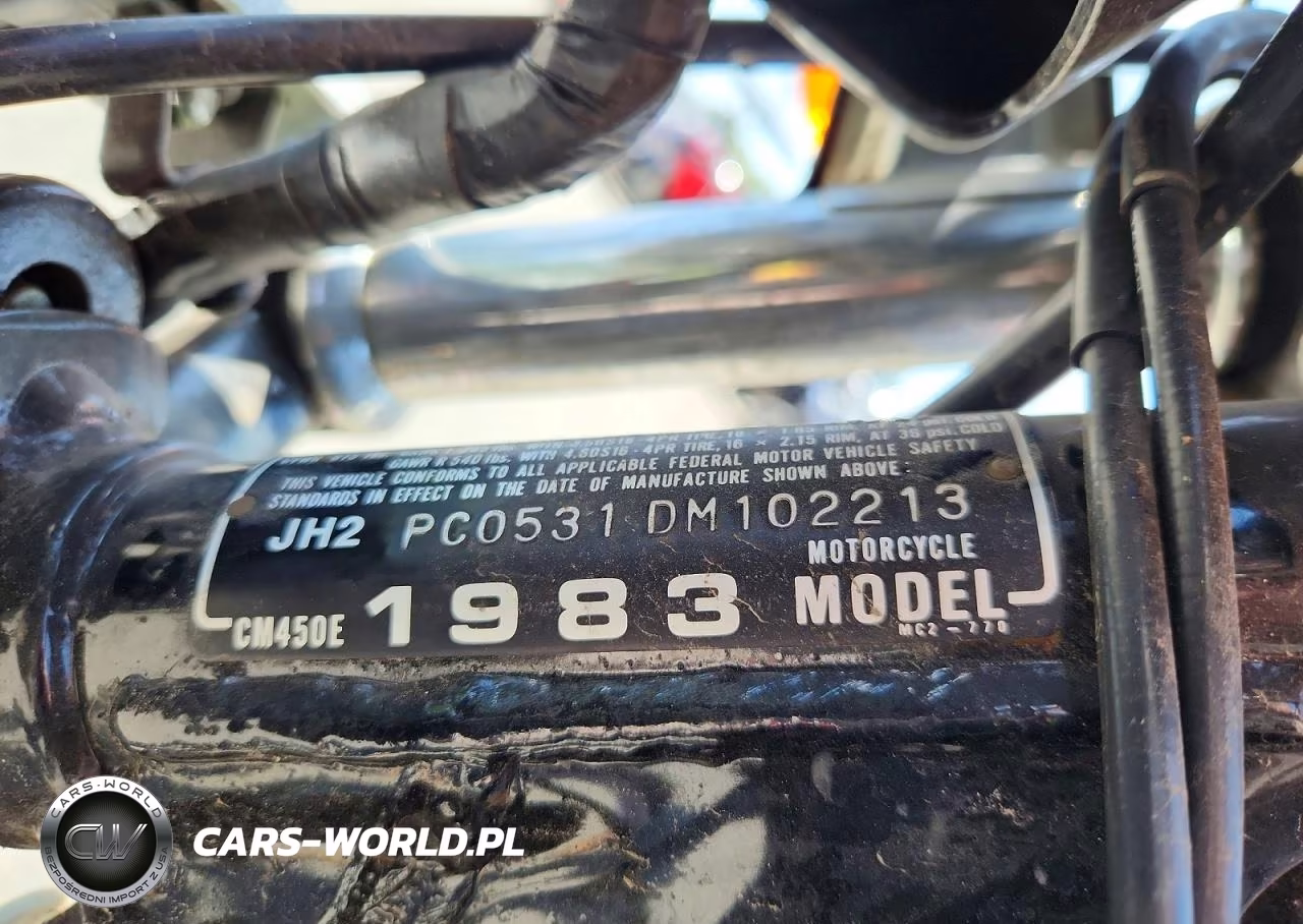 1983 Honda Cm450 E VIN:JH2PC0531DM102213 - 9