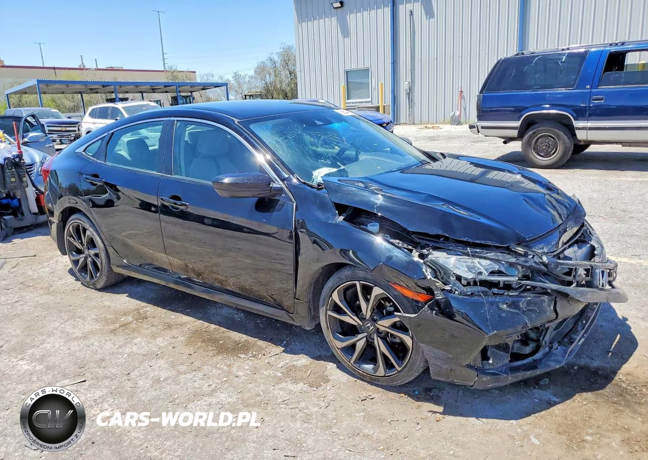 2019 Honda Civic Lx VIN:19XFC2F61KE205426 - 4