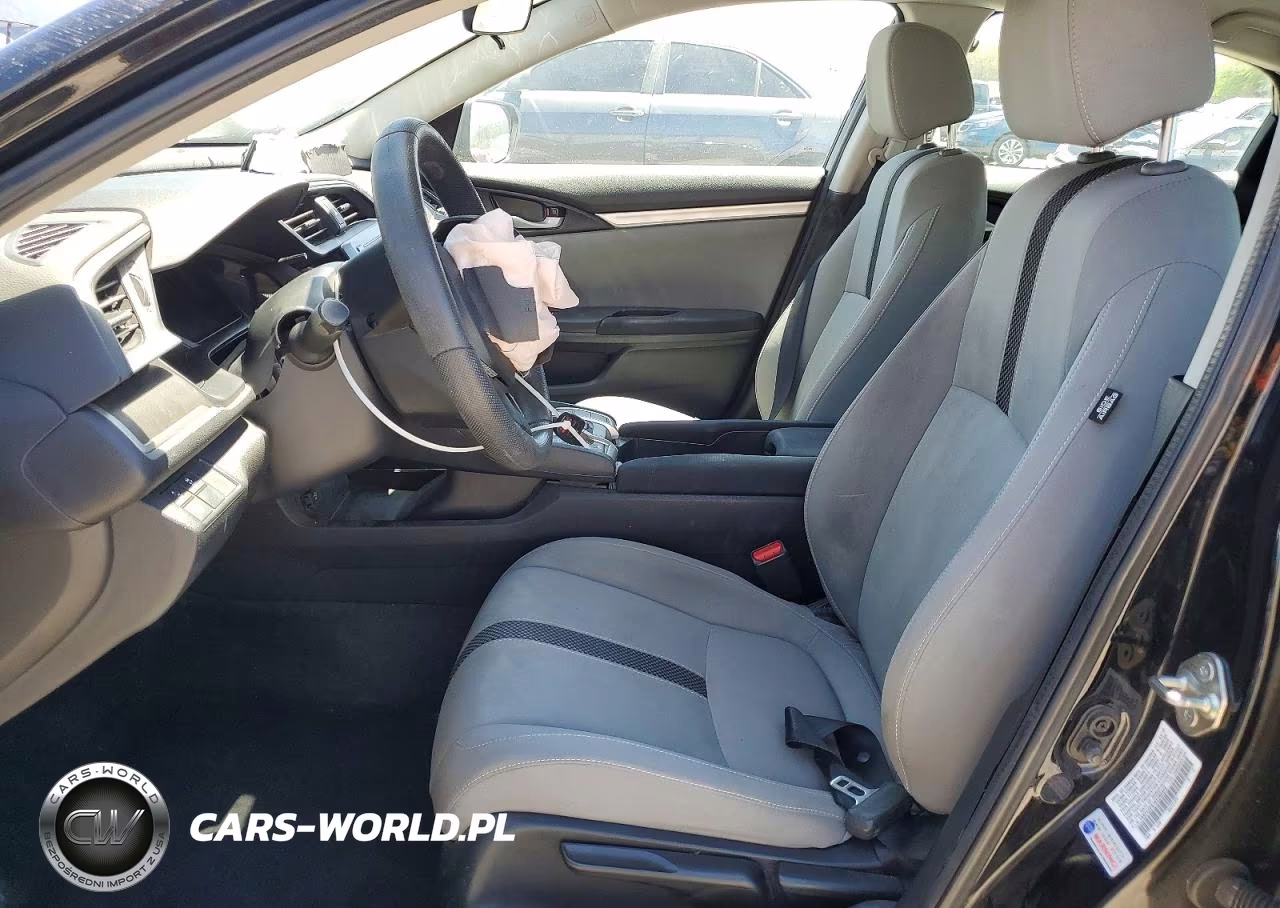 2019 Honda Civic Lx VIN:19XFC2F61KE205426 - 7