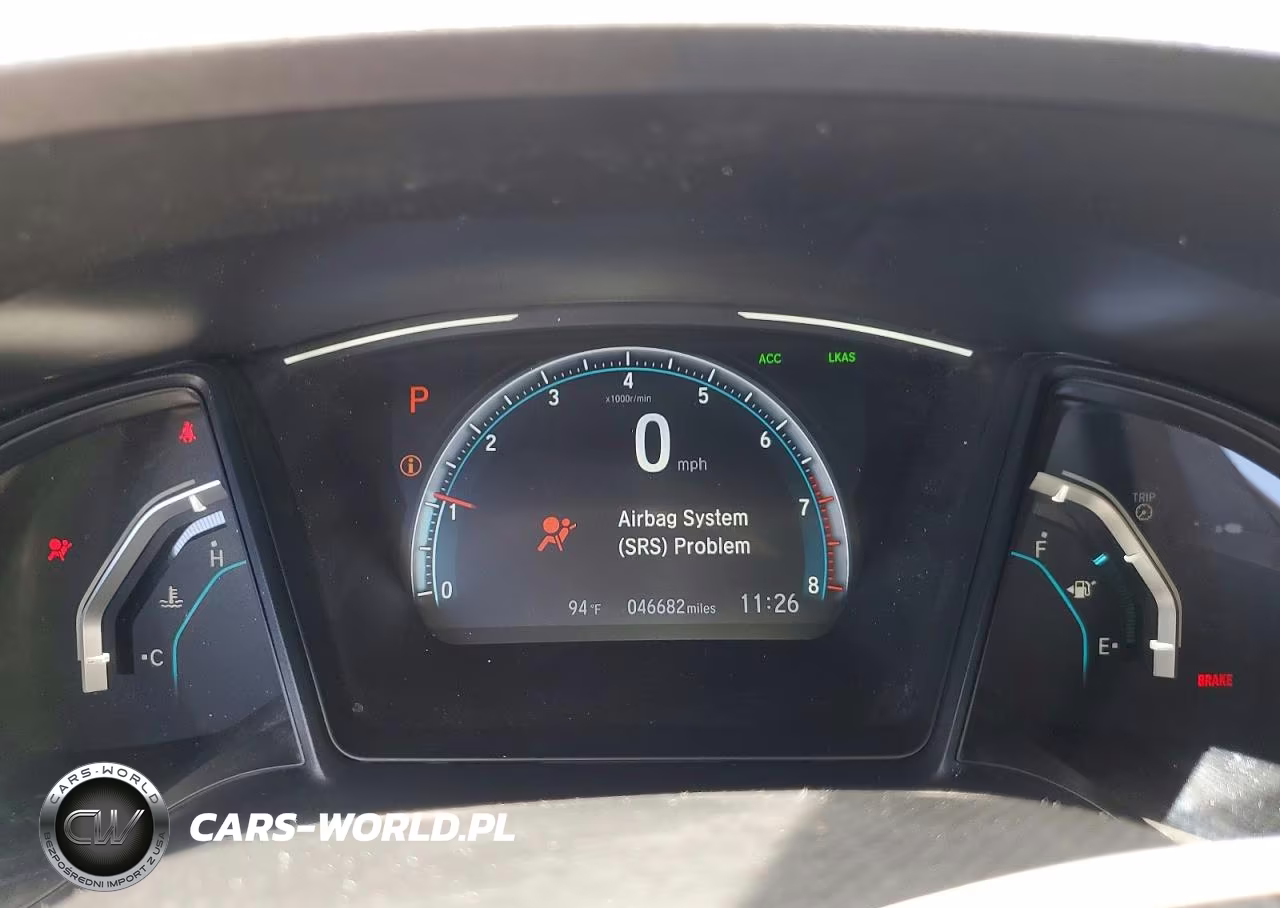 2019 Honda Civic Lx VIN:19XFC2F61KE205426 - 9