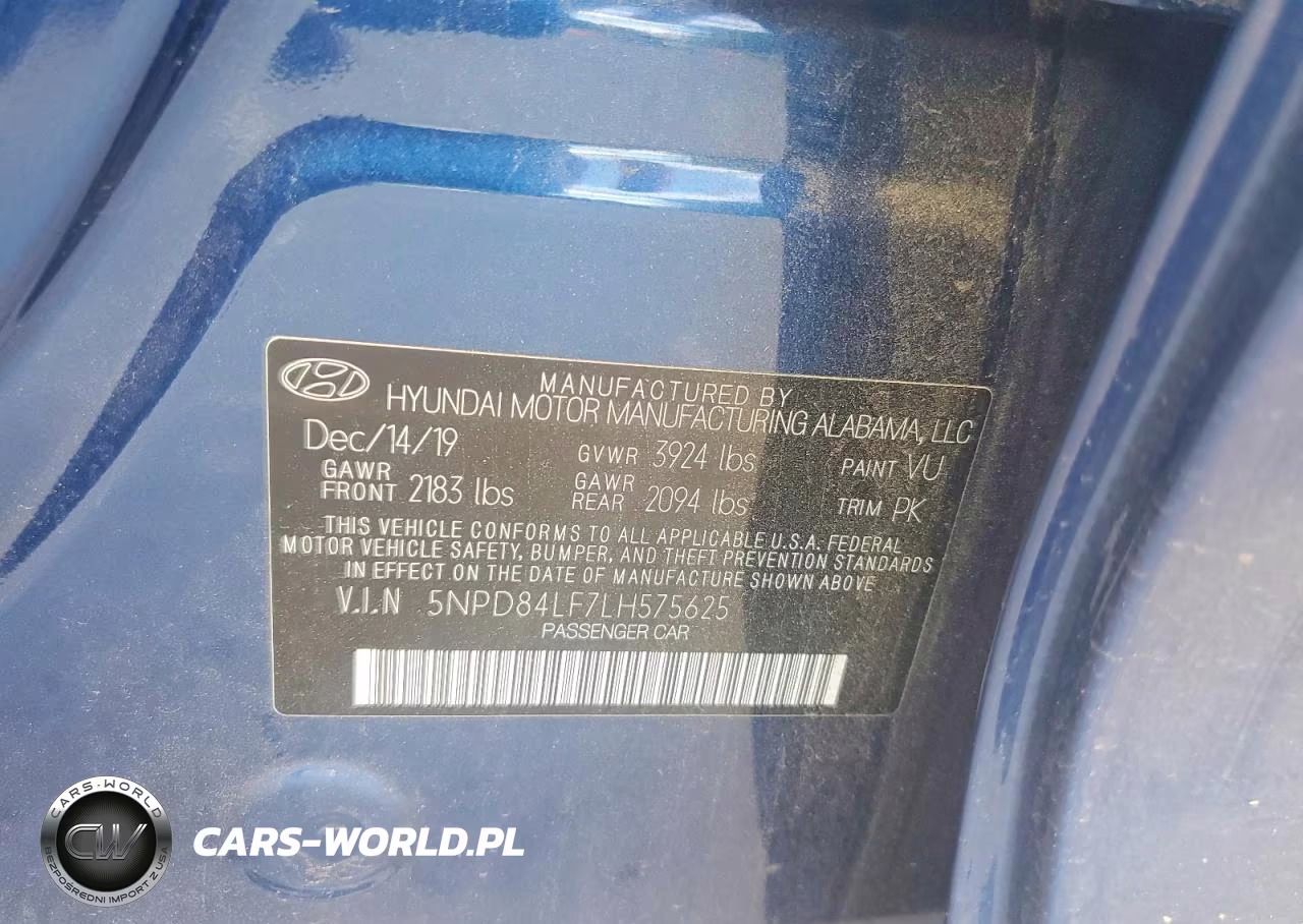 2020 Hyundai Elantra Sel VIN:5NPD84LF7LH575625 - 12