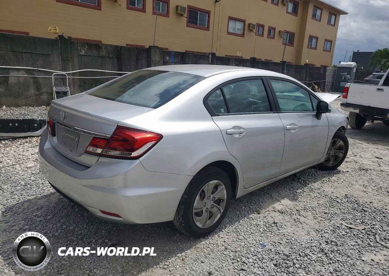 2013 Honda Civic Lx VIN:19XFB2F53DE288970 - 3