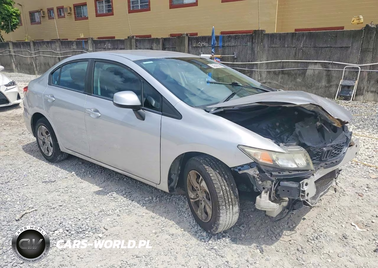 2013 Honda Civic Lx VIN:19XFB2F53DE288970 - 4