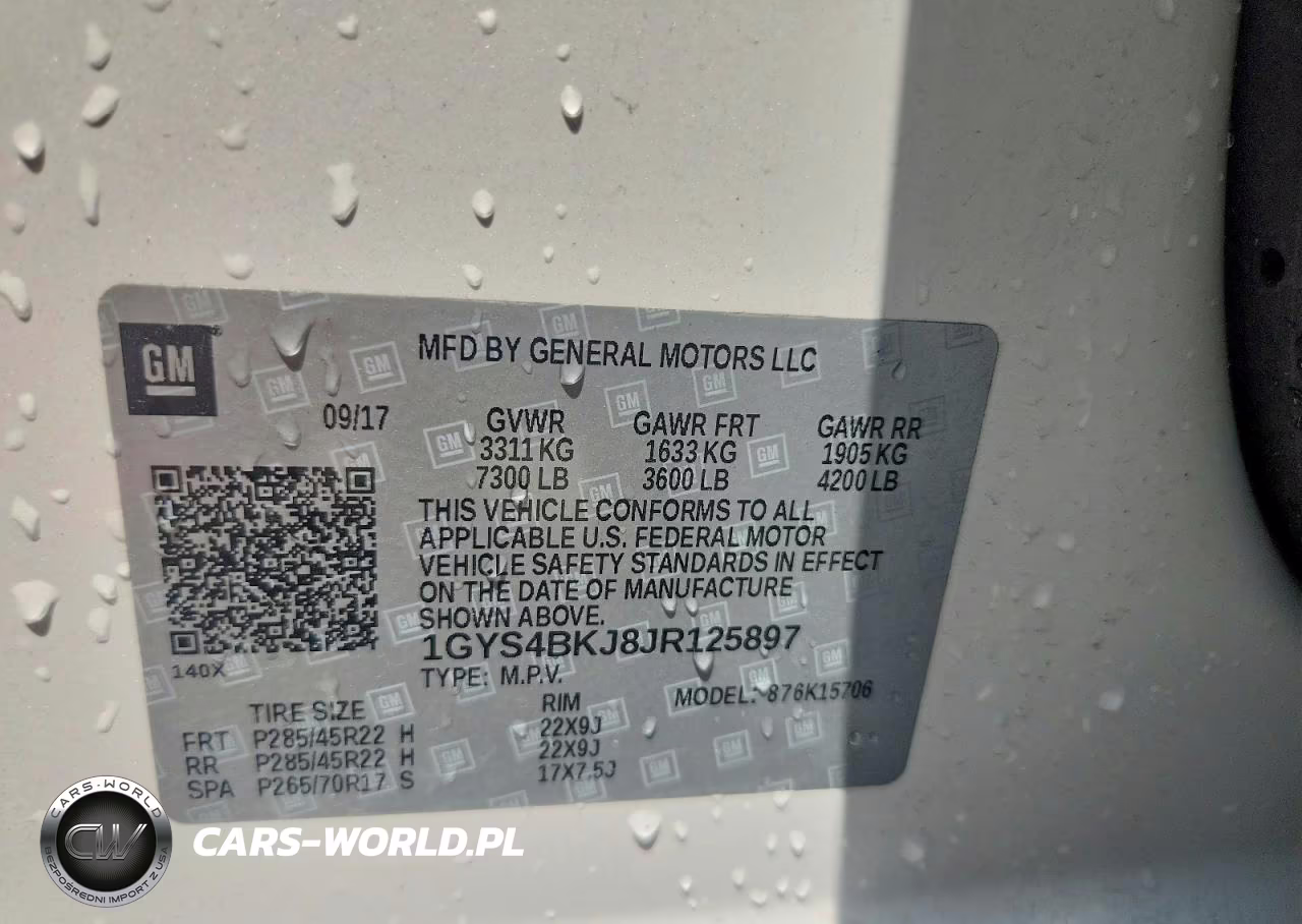2018 Cadillac Escalade Luxury VIN:1GYS4BKJ8JR125897 - 13
