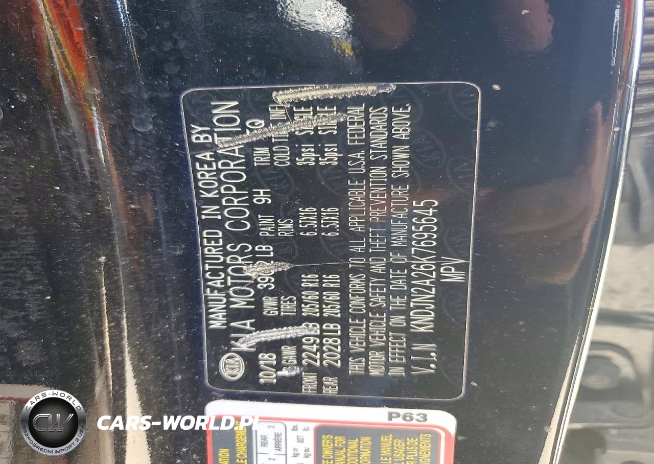 2019 Kia Soul VIN:KNDJN2A26K7695645 - 12