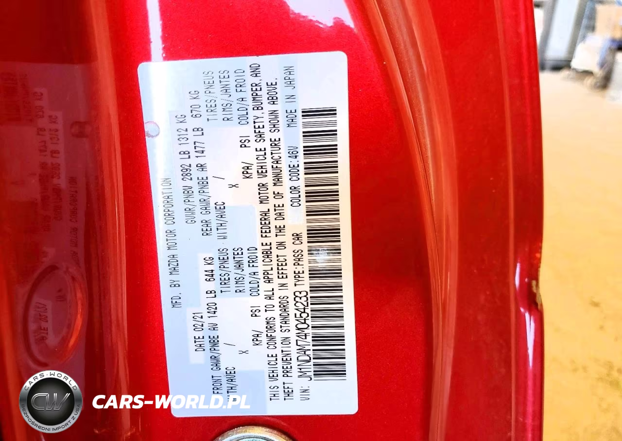2021 Mazda Mx-5 Miata Grand Touring VIN:JM1NDAM74M0454233 - 12