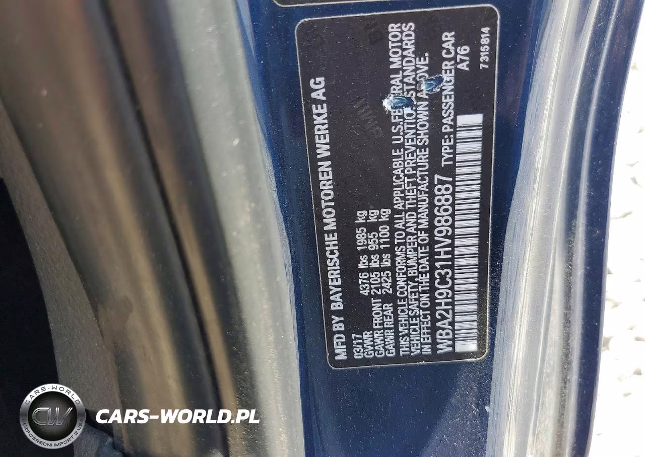 2017 BMW 230Xi VIN:WBA2H9C31HV986887 - 12