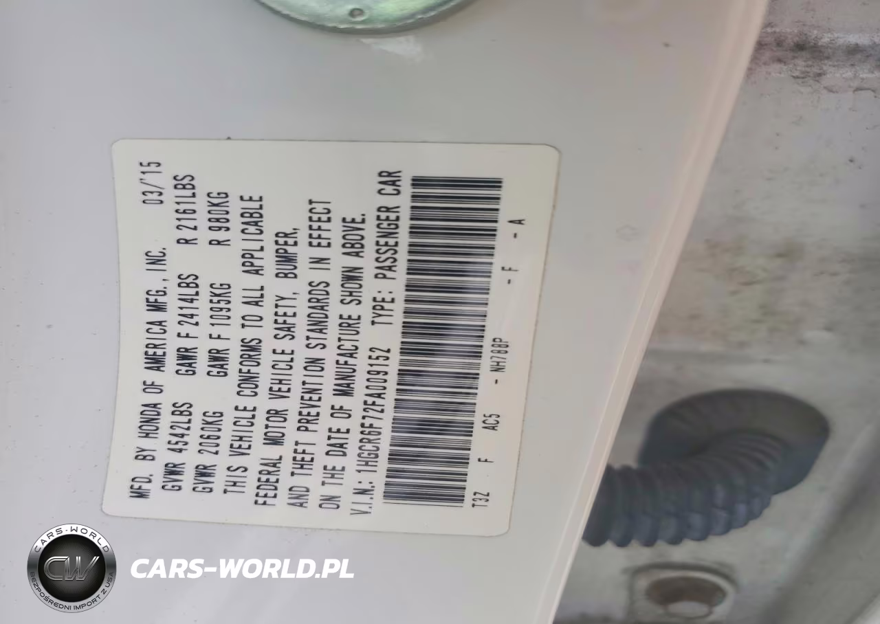 2015 Honda Accord Touring Hybrid VIN:1HGCR6F72FA009152 - 12