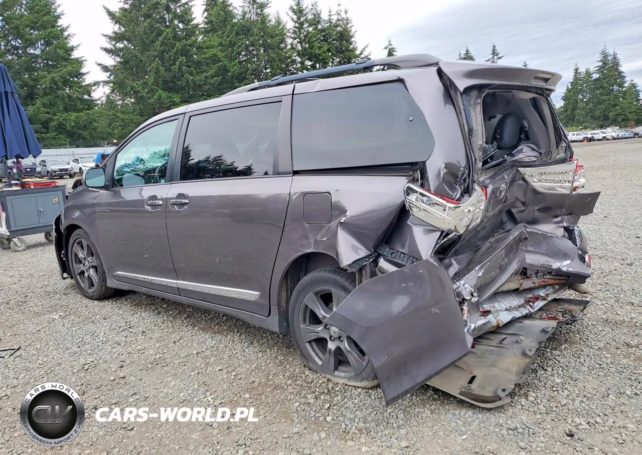 2017 Toyota Sienna Se VIN:5TDXZ3DC4HS779261 - 2