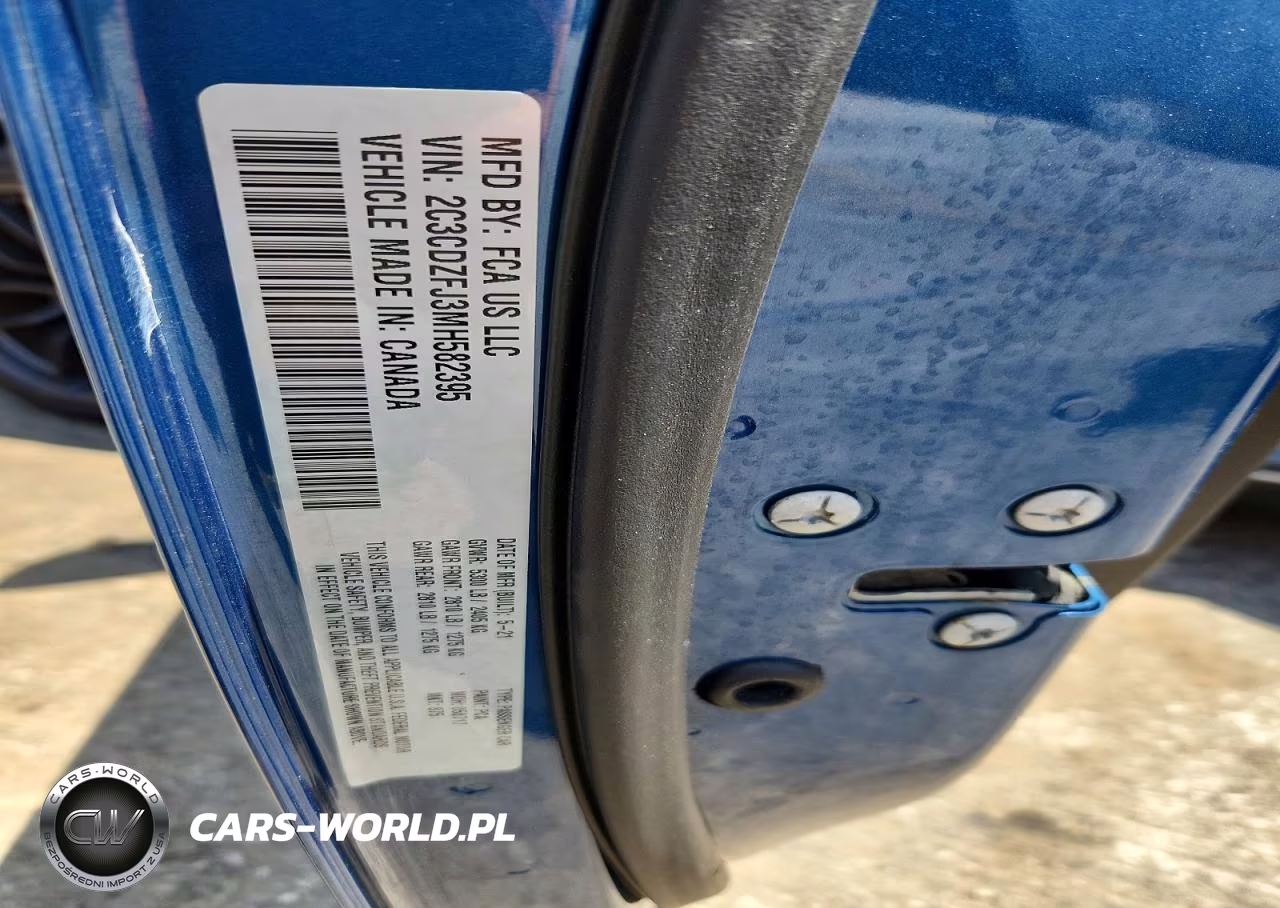 2021 Dodge Challenger R VIN:2C3CDZFJ3MH582395 - 12
