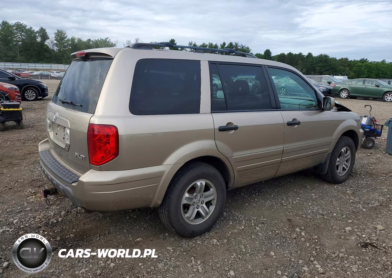 2005 Honda Pilot Ex VIN:5FNYF18485B052838 - 3