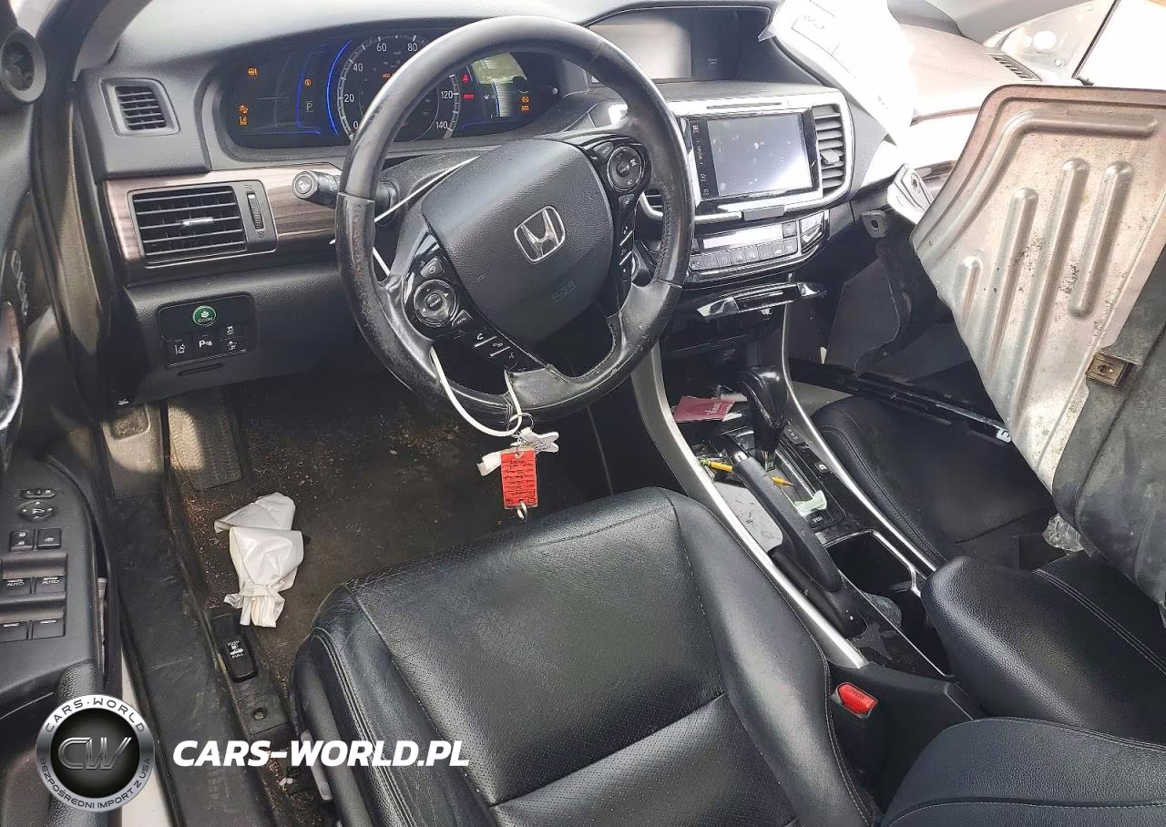 2017 Honda Accord Touring Hybrid VIN:JHMCR6F73HC024859 - 8