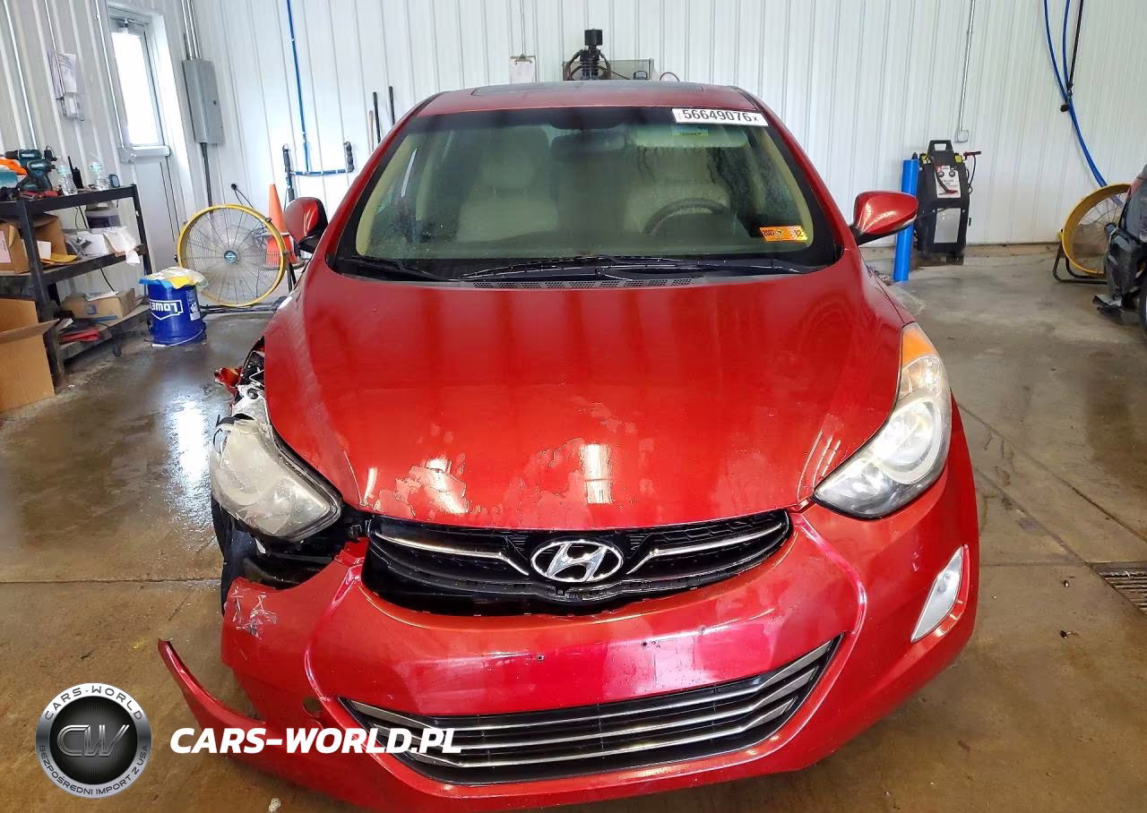 2012 Hyundai Elantra Limited VIN:KMHDH4AEXCU357092 - 5