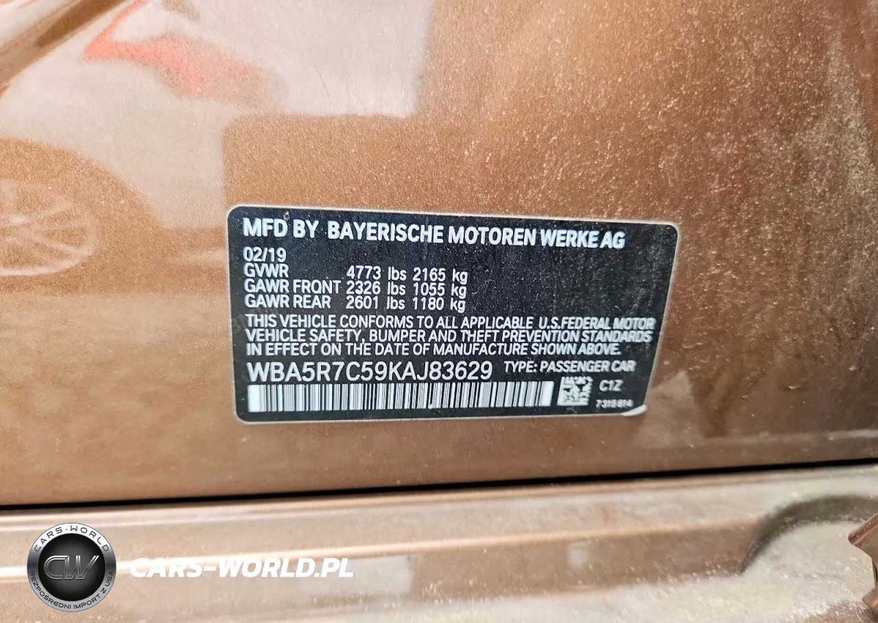 2019 BMW 330Xi VIN:WBA5R7C59KAJ83629 - 13