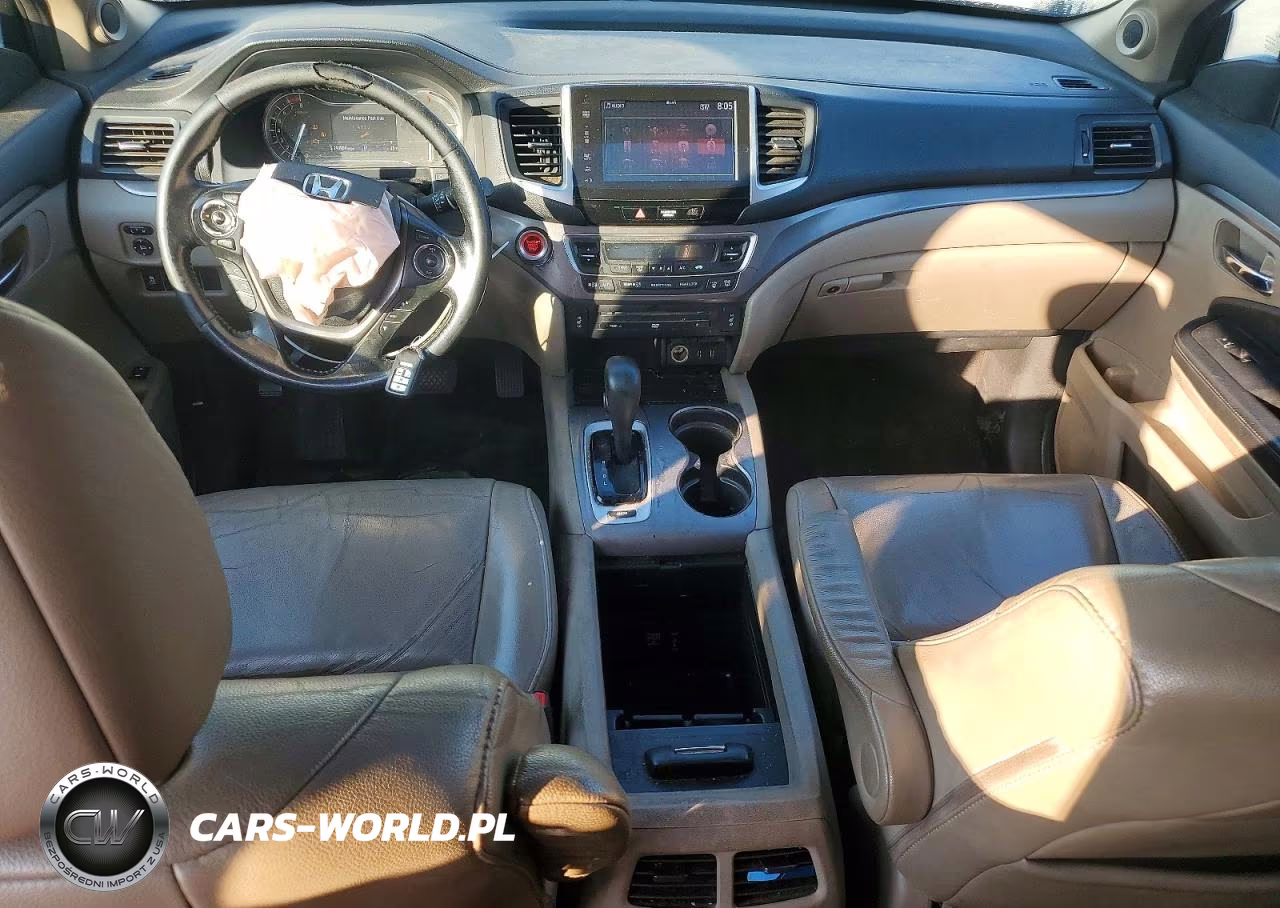 2016 Honda Pilot Exl VIN:5FNYF5H83GB017346 - 8