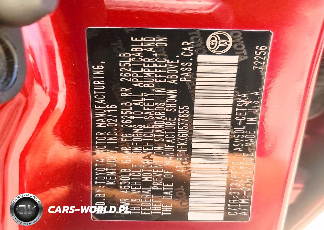 2016 Toyota Camry Se VIN:4T1BF1FKXGU577655 - 12
