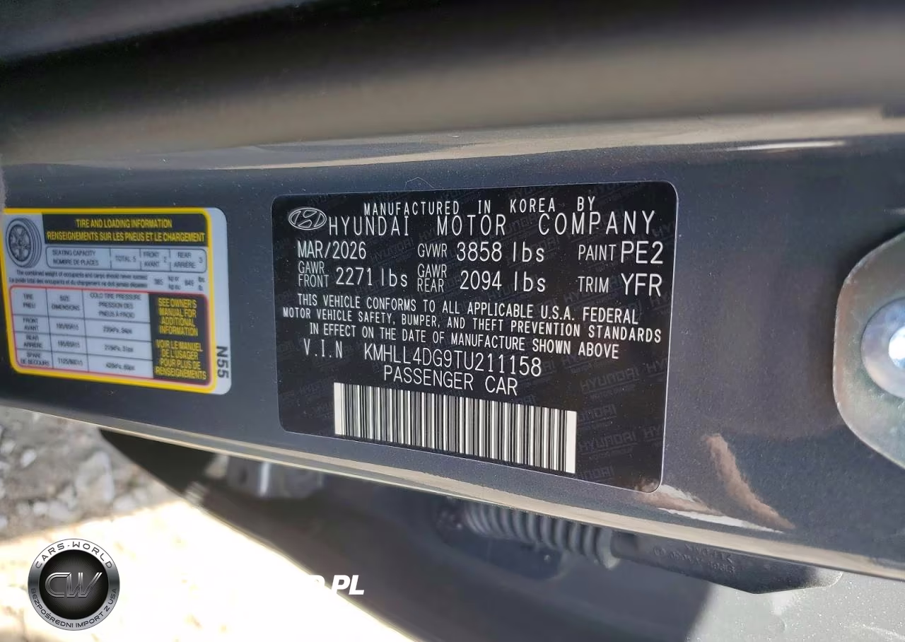 2026 Hyundai Elantra Se VIN:KMHLL4DG9TU211158 - 12