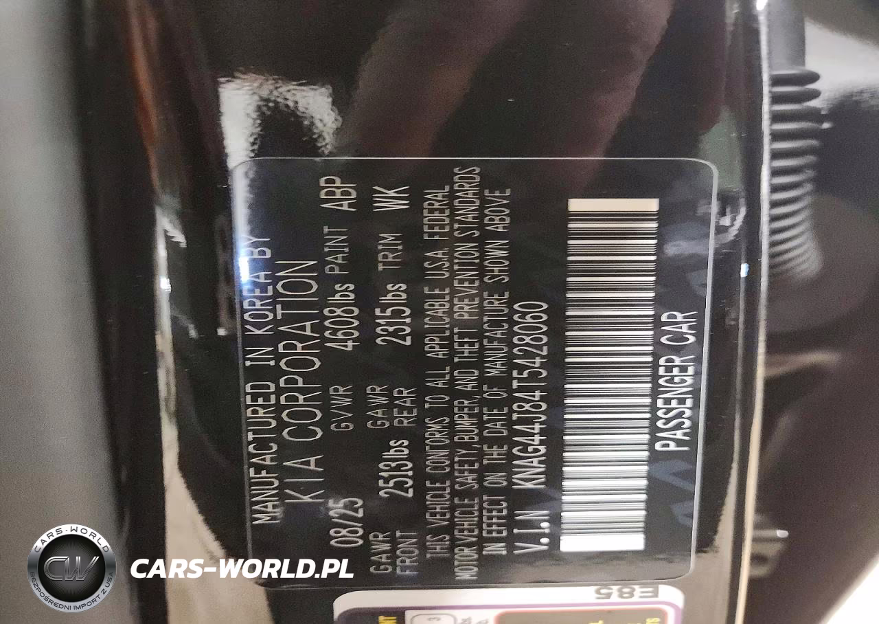 2026 Kia K5 Gt VIN:KNAG44J84T5428060 - 12