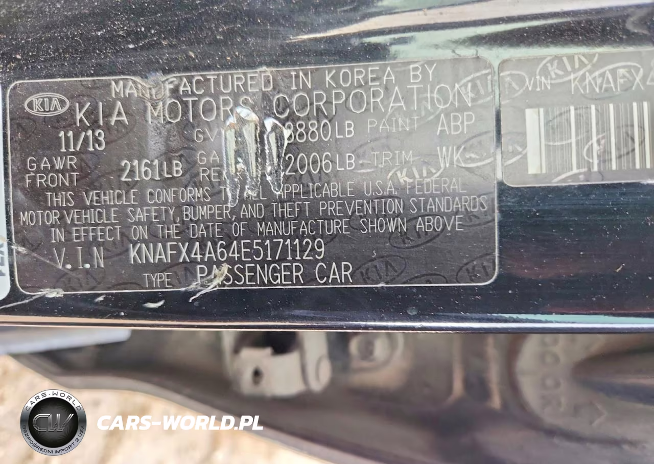 2014 Kia Forte Lx VIN:KNAFX4A64E5171129 - 12