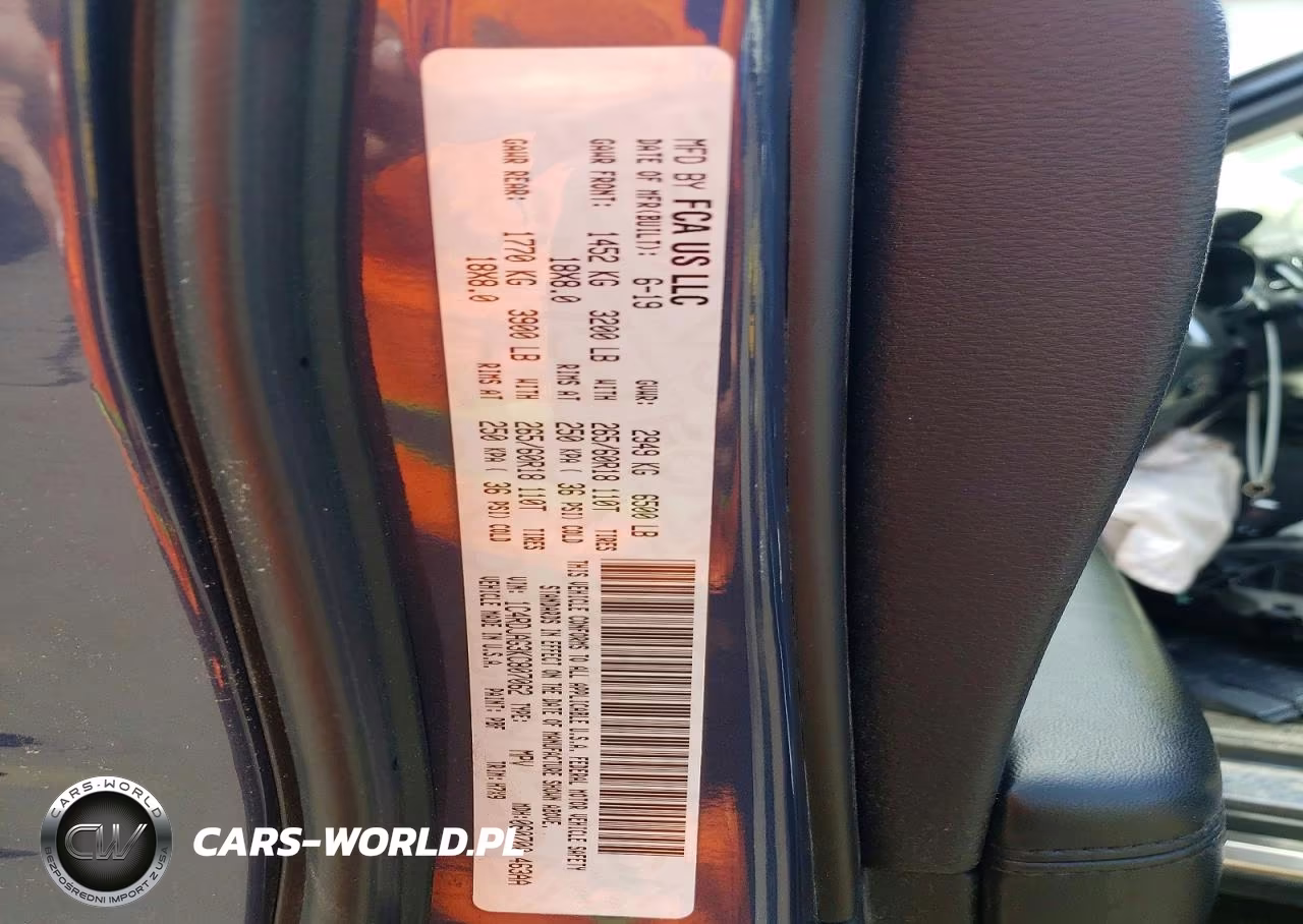 2019 Dodge Durango Sxt VIN:1C4RDJAG3KC807062 - 12