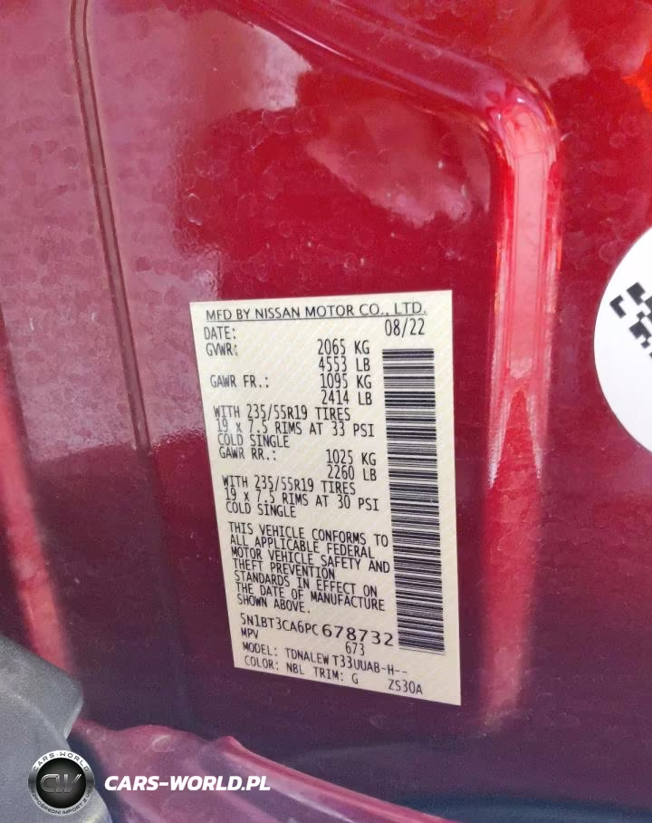 2023 Nissan Rogue Sl VIN:5N1BT3CA6PC678732 - 13