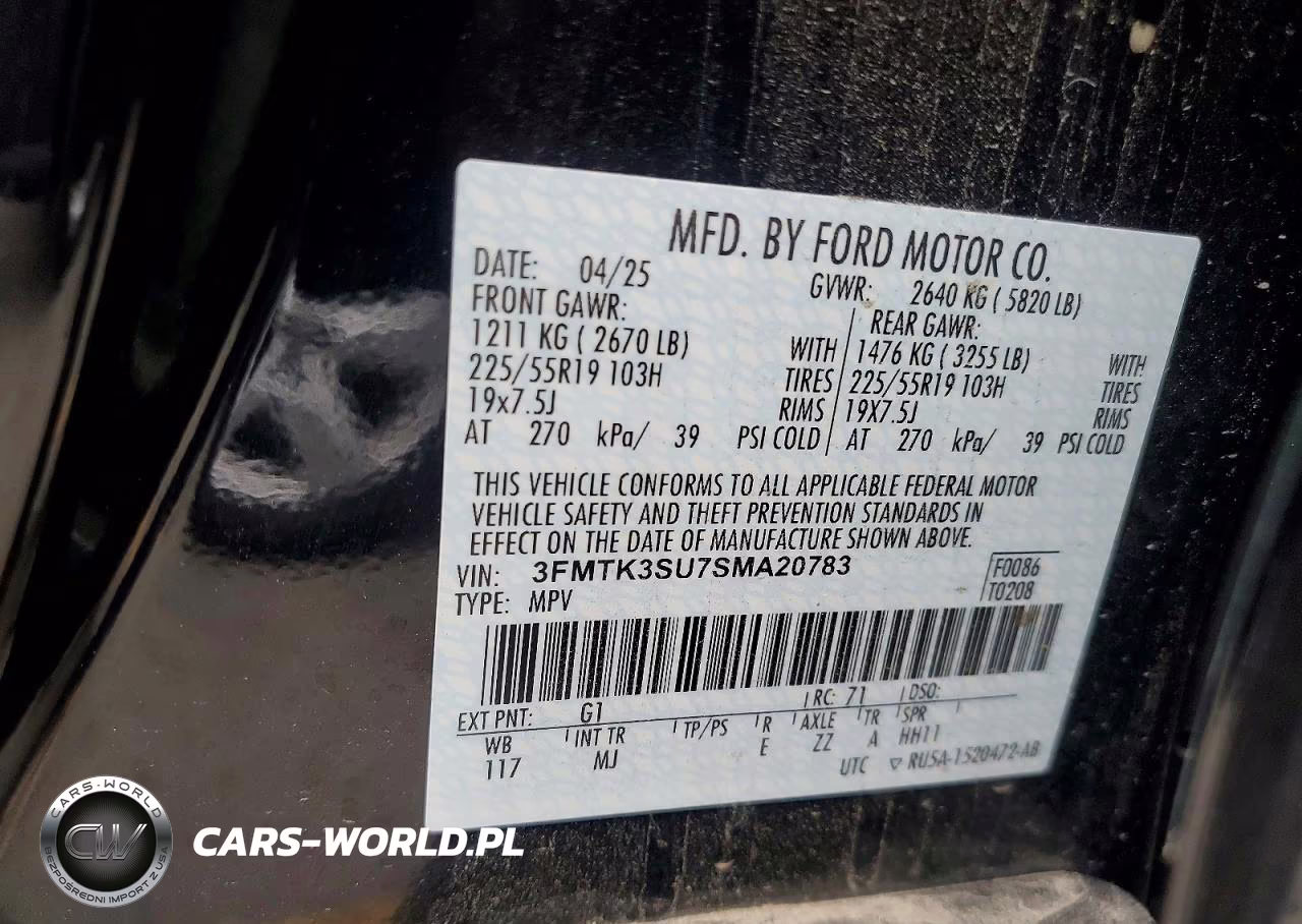 2025 Ford Mustang Mach-E Premium VIN:3FMTK3SU7SMA20783 - 13