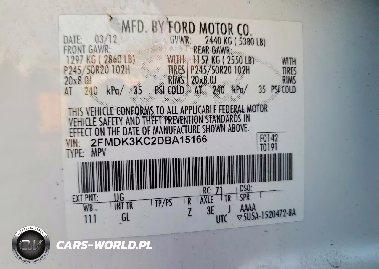 2013 Ford Edge VIN:2FMDK3KC2DBA15166 - 13