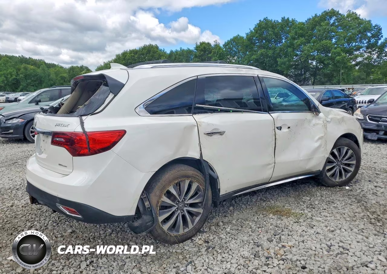 2016 Acura Mdx Technology VIN:5FRYD4H44GB016525 - 3