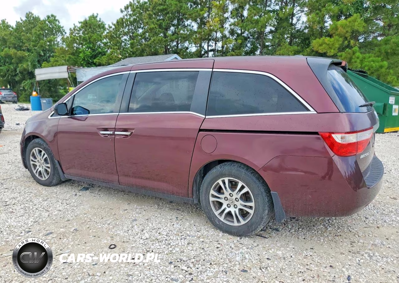 2012 Honda Odyssey Exl VIN:5FNRL5H65CB047647 - 2