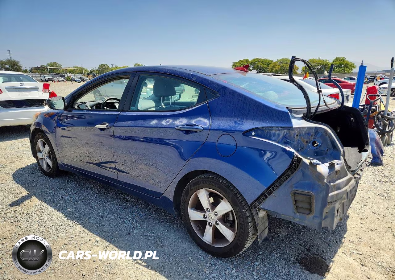 2013 Hyundai Elantra Gls VIN:KMHDH4AEXDU779039 - 2