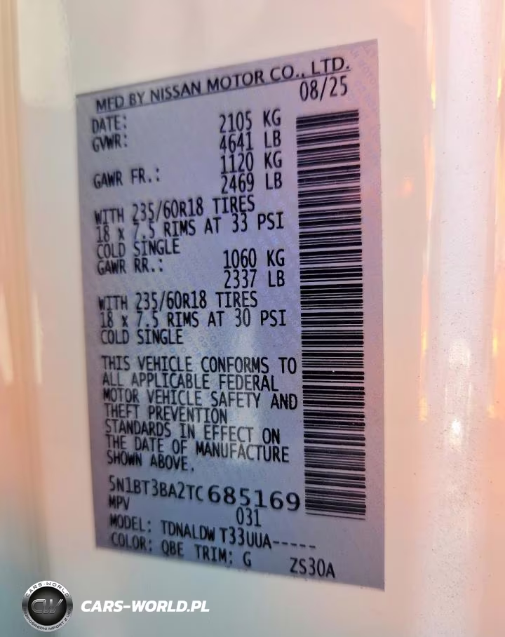2026 Nissan Rogue Sv VIN:5N1BT3BA2TC685169 - 13