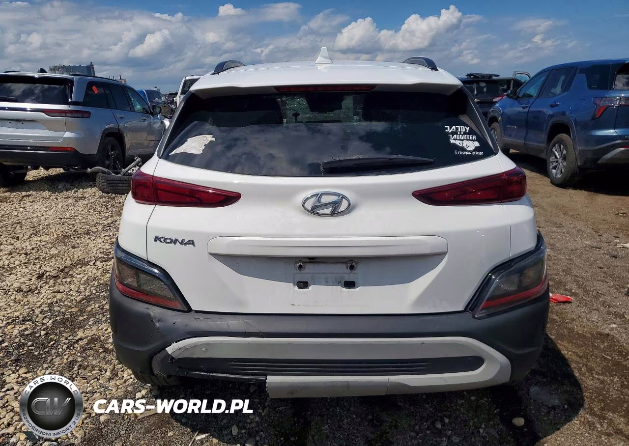 2022 Hyundai Kona Sel VIN:KM8K62ABXNU821234 - 6