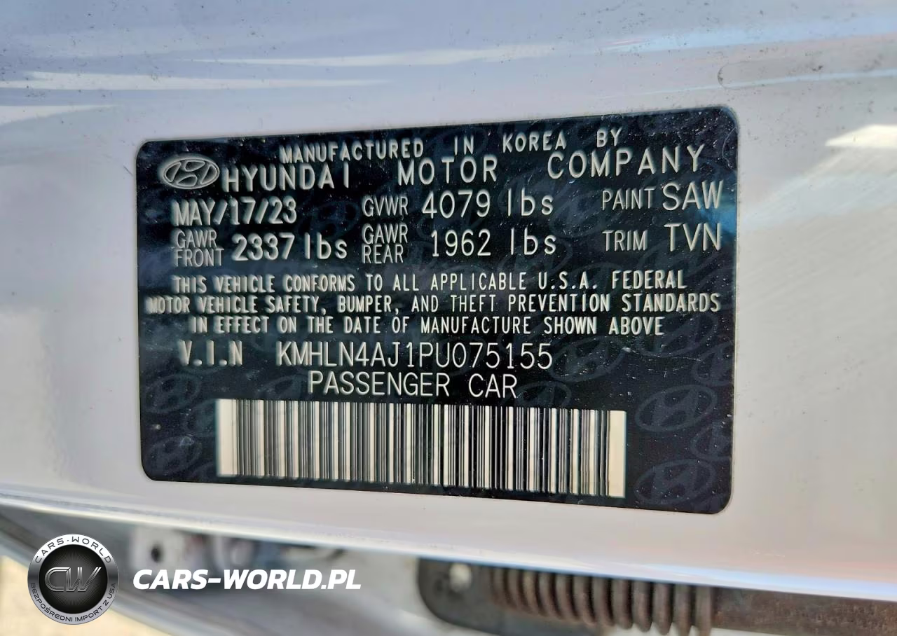 2023 Hyundai Elantra Limited VIN:KMHLN4AJ1PU075155 - 12