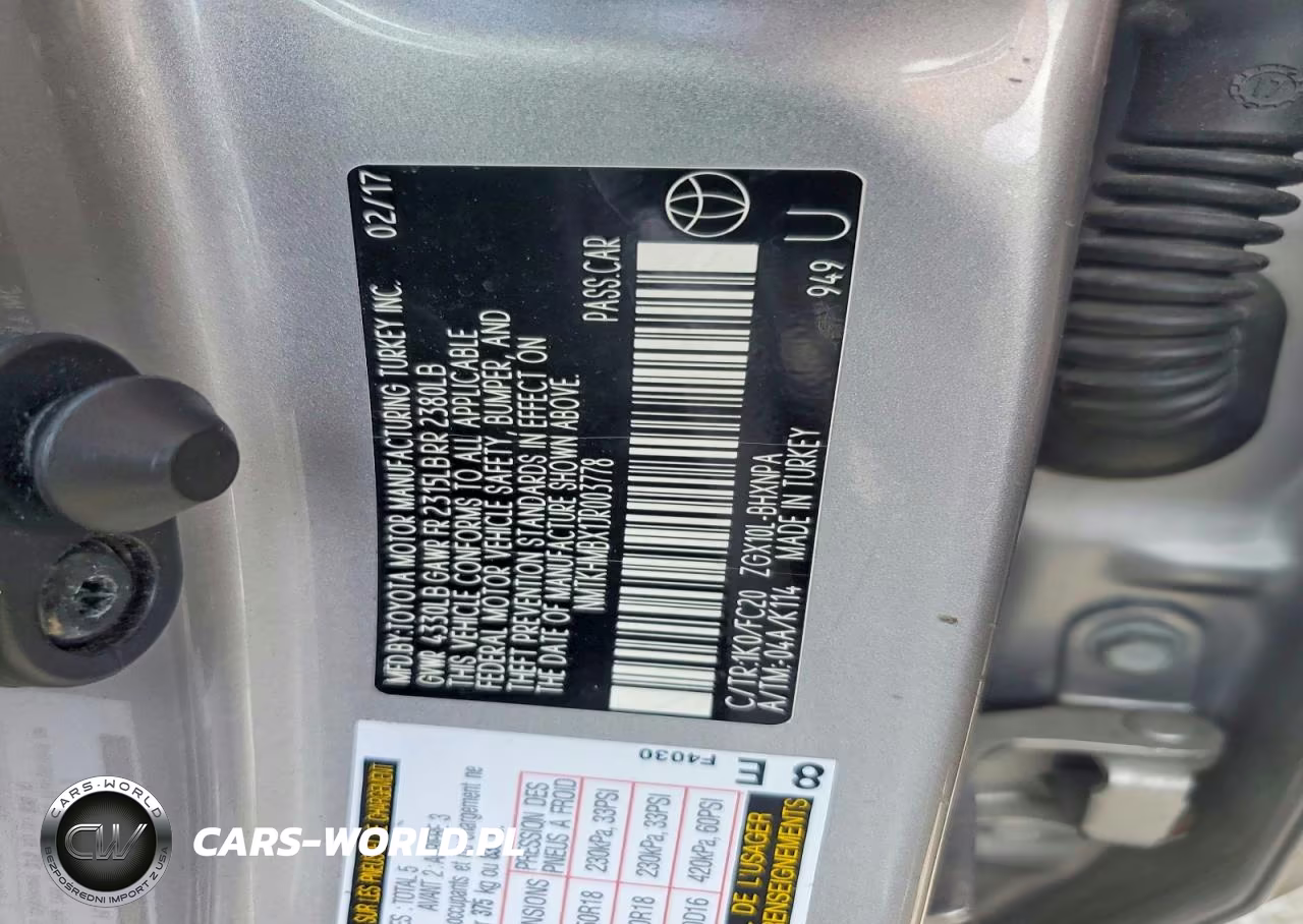 2018 Toyota C-Hr Xle Premium VIN:NMTKHMBX1JR003778 - 13