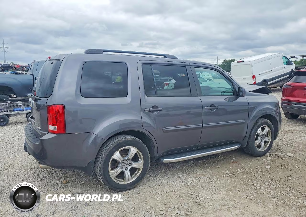 2014 Honda Pilot Exl VIN:5FNYF4H57EB054879 - 3