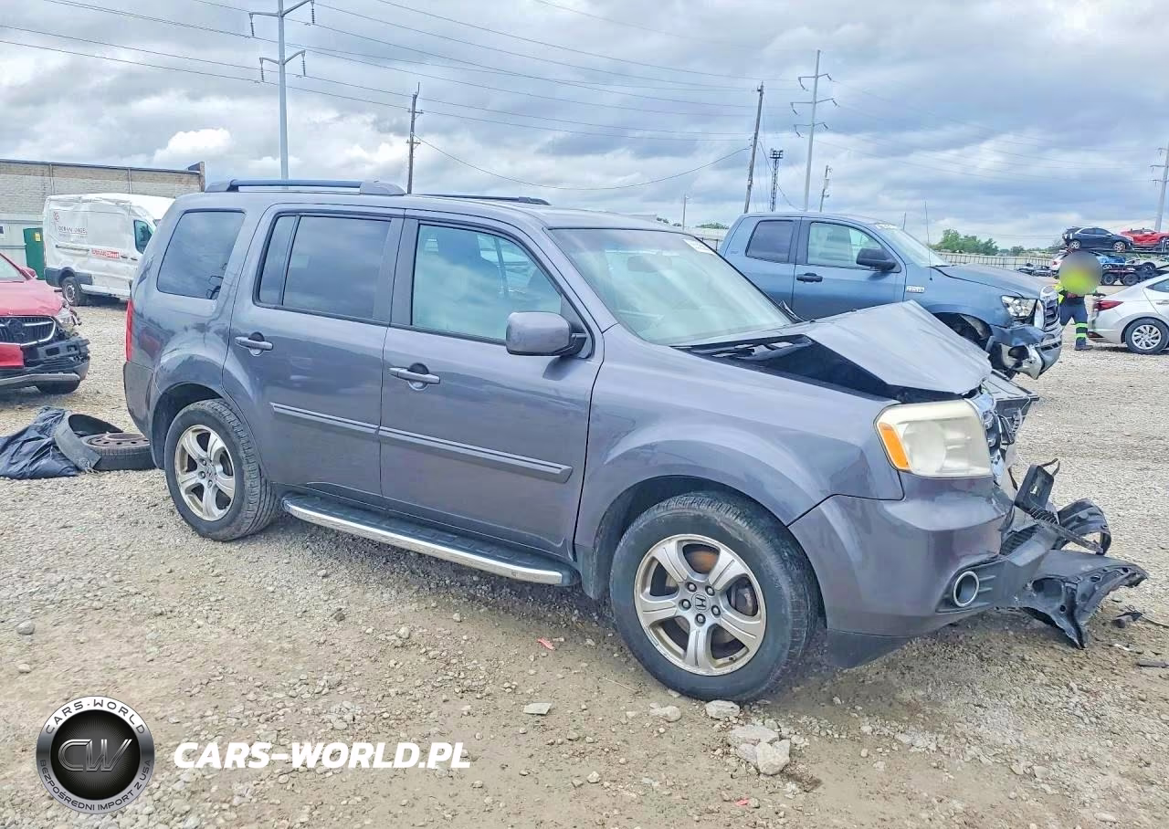 2014 Honda Pilot Exl VIN:5FNYF4H57EB054879 - 4